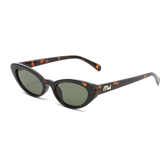 1 Pair Simple Series Casual Leopard Print PC Women's Sunglasses