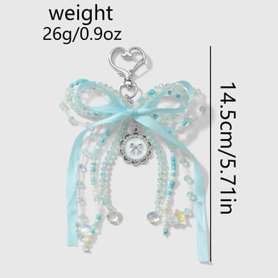 Sweet Beaded Bow Bag Charms h5 Picture11