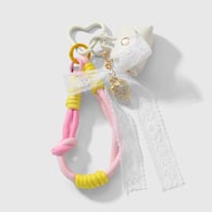 1 white small bag keychain Picture3
