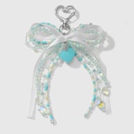 1 white bow keychain Picture2