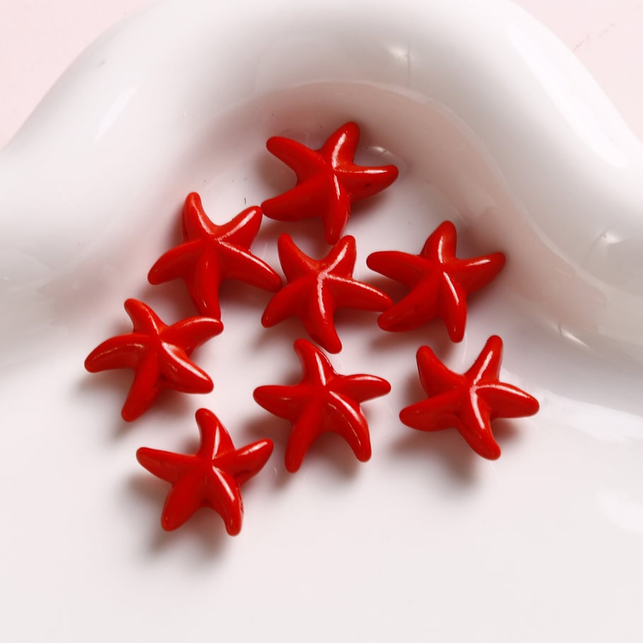Colorful Starfish White Turquoise DIY Jewelry Beads Picture2