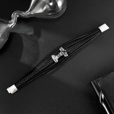 1 Piece Geometric Multilayer Stainless Steel Men's Bracelets h5 Picture3