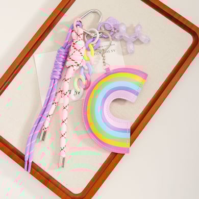 1 Piece Sweet Rainbow PU Women's Bag Charms h5 Picture5