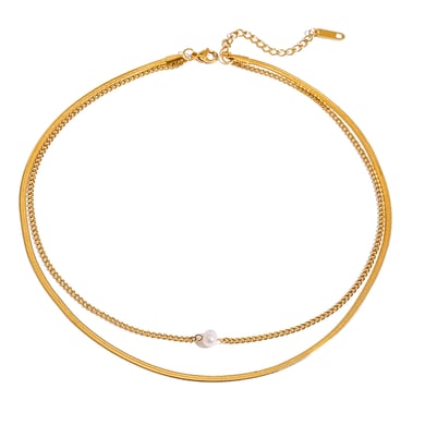 1 Piece Stainless Steel Women's Layered Necklaces h5 Picture5
