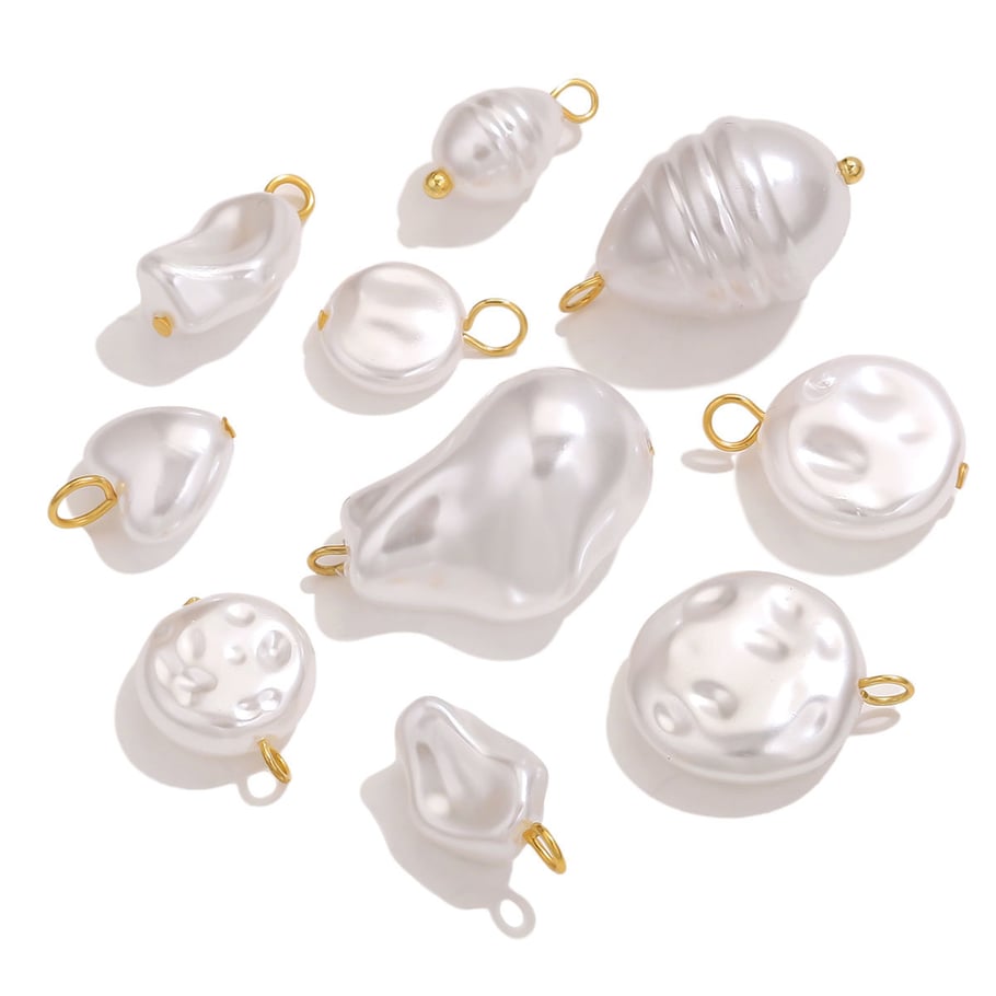 1 Piece Dazzling Series Chic Droplet Stainless Steel Women's Pendants Picture4