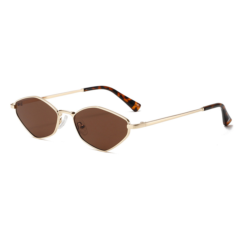 1 Pair Simple Series Daily Solid Color Metal Women's Sunglasses Picture6