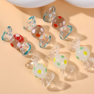 Gleaming Candy Colorful Glass DIY Jewelry Beads h5 Picture4