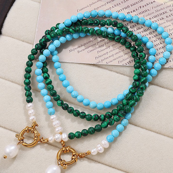Nature Beads Necklaces Picture4