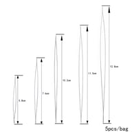 Open manganese steel beading needle 5.8/7.6/10.2/11.5/12.8cm 1 each Picture13