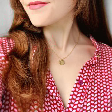1 Piece Simple Series Simple Chain Stainless Steel   Gold Color  Women's Necklace h5 Picture10