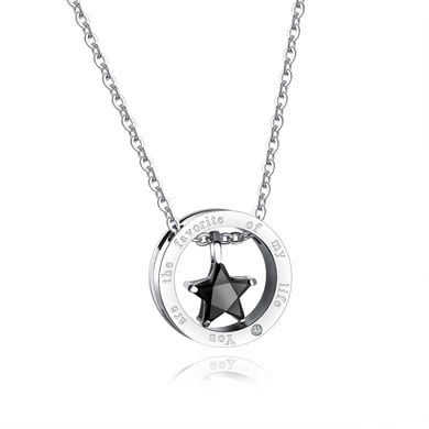 1 Piece Radiant Star Hoop Stainless Steel Men's Pendant Necklaces h5 Picture6