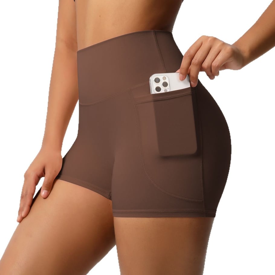 1 Piece High Stretch Athletic Running Yoga Shorts Women's Sport Clothing Picture6