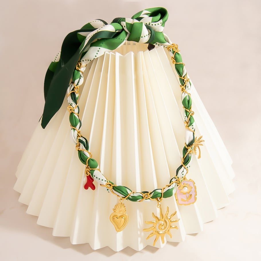 Modern Stainless Steel Gold Color Pendant Necklaces Picture3
