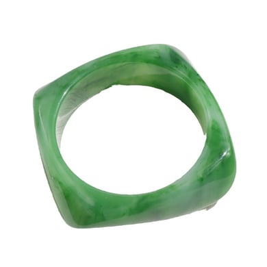 1 Piece Simple Series Retro Fashion Gradient Clear Acrylic  Women's Bangles h5 Picture5
