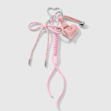 Leather Sweet Heart Bag Charms h5 