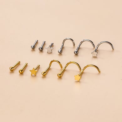 1 Piece Exquisite Star Shape Women's Nose Stud h5 Picture3