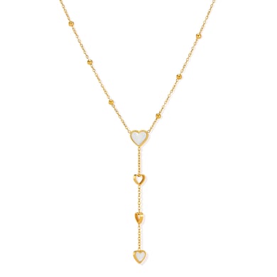 1 Piece Simple Series Elegant Heart Stainless Steel Women's Chain Necklaces h5 Picture7