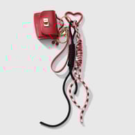 1 red keychain 