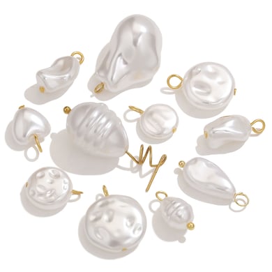 1 Piece Dazzling Series Chic Droplet Stainless Steel Women's Pendants h5 Picture5