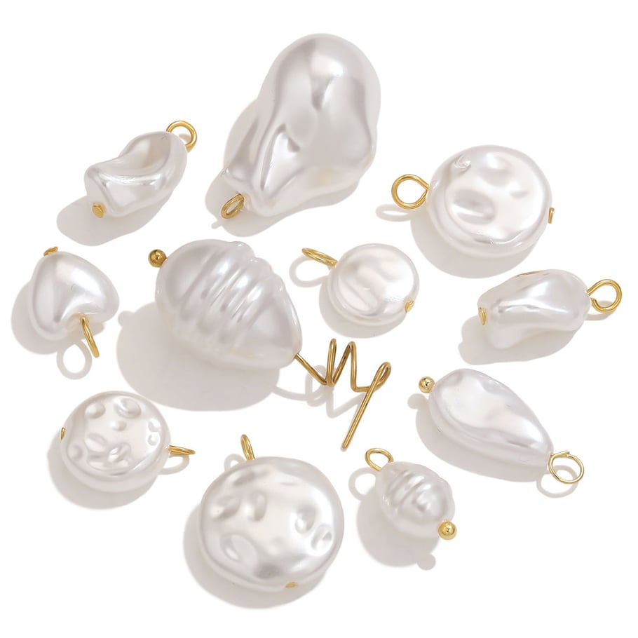 1 Piece Dazzling Series Chic Droplet Stainless Steel Women's Pendants Picture5