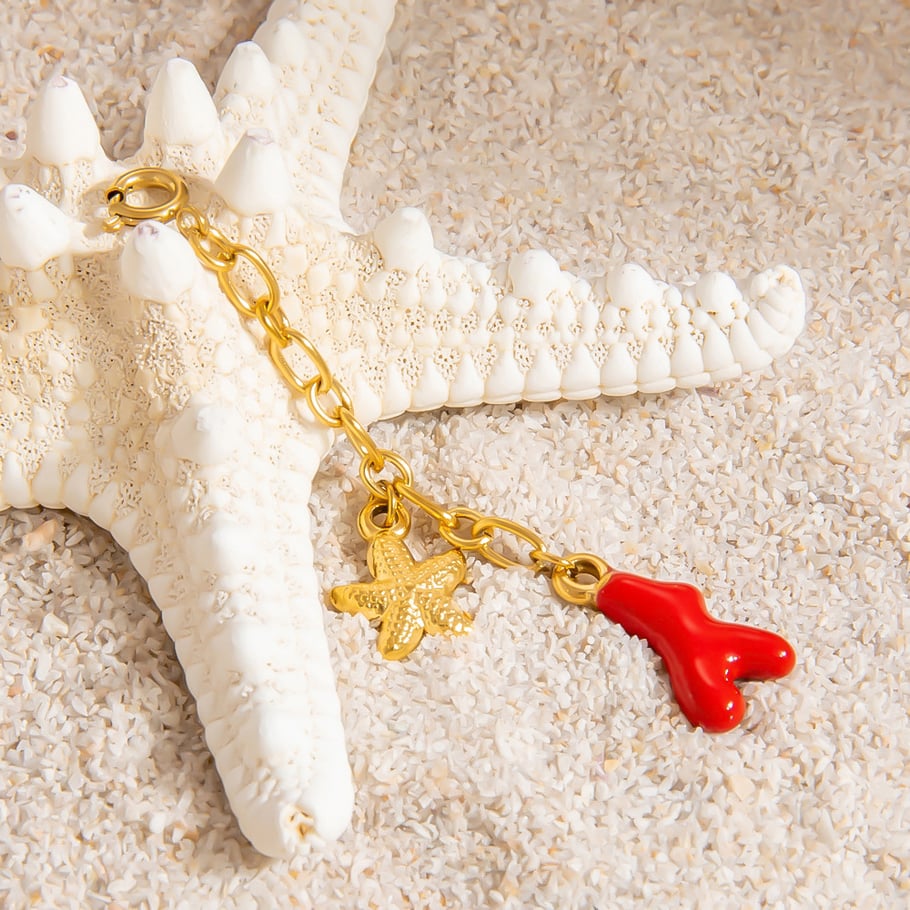Oceanic Stainless Steel Gold Color Bikini Pendant h5Picture6