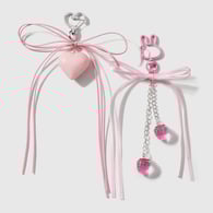 1 set of pink bow keychain Picture2