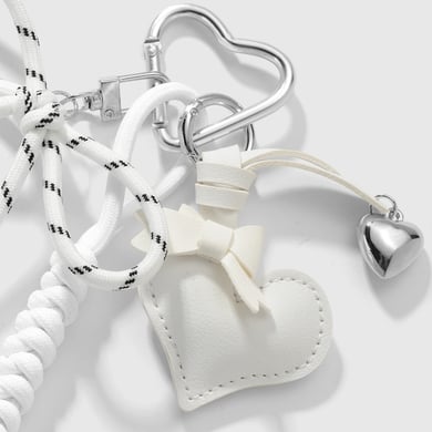 Leather Sweet Heart Bag Charms h5 Picture5