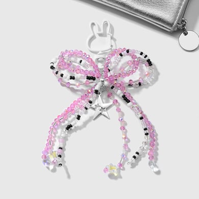 Sweet Beaded Bow Bag Charms h5 Picture7