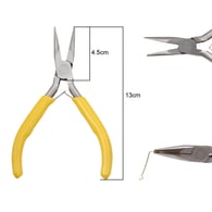 Yellow handle needle nose pliers (without teeth) length about 13c Picture22