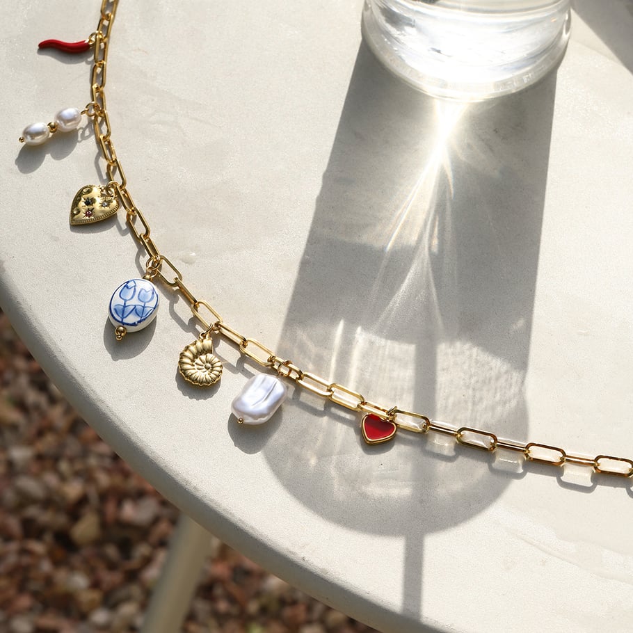 Ins Style Heart Stainless Steel Gold Color Waist Chains Picture4