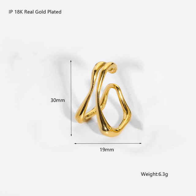 Light Luxury Geometric and Niche - designed Women's Ear Clips 