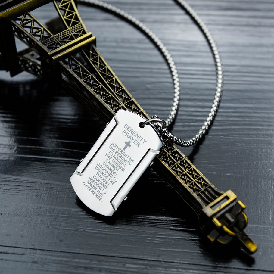 1 Piece Functional Cross Stainless Steel Men's Necklaces Picture3