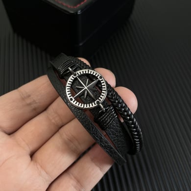 1 Piece Octagonal Star Stainless Steel Men's Bracelets h5 Picture4