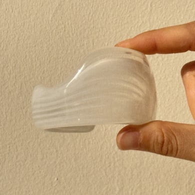 Braccialetti acrilici impilabili irregolari di alta qualità per le donne h5 