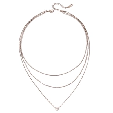 1 Piece Simple Series Chain Stainless Steel Women's Layered Necklaces h5 Picture5