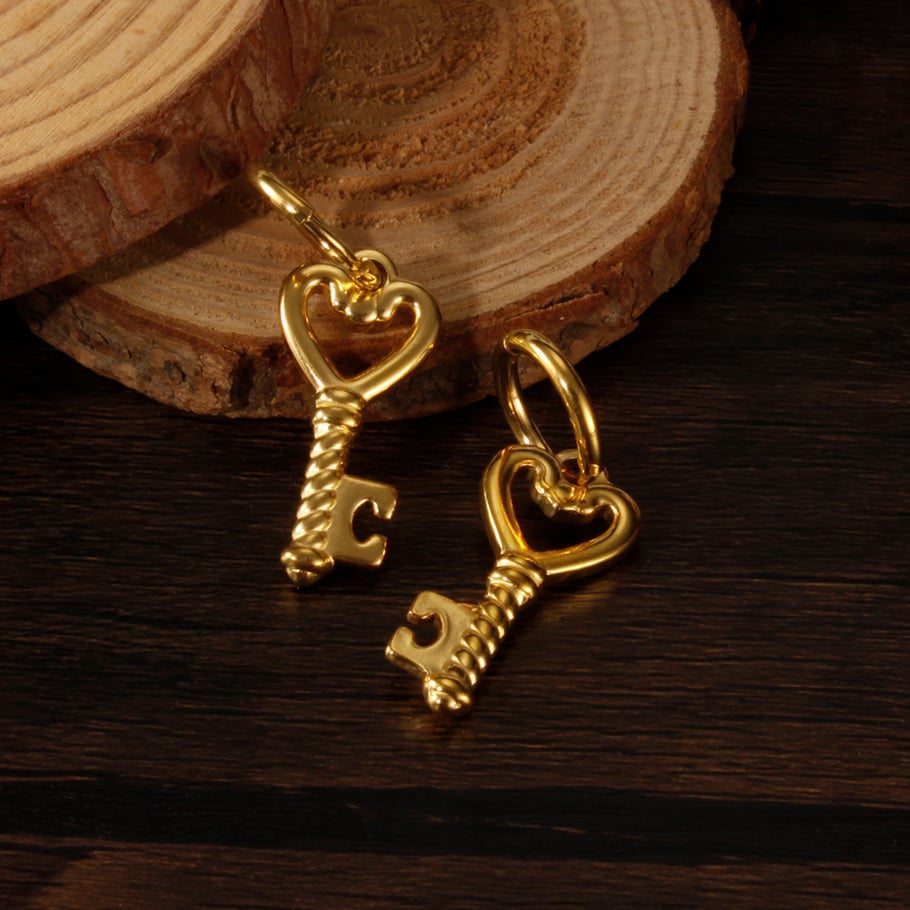 1 par de pendientes de botón de acero inoxidable con forma de corazón para mujer Imagen3