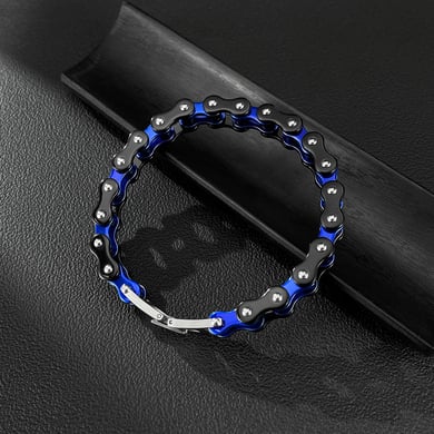 1 Piece Colorful Chain Stainless Steel Men's Bracelets h5 Picture3