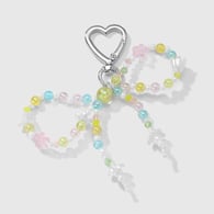 1 multi-color beaded bow keychain Picture3