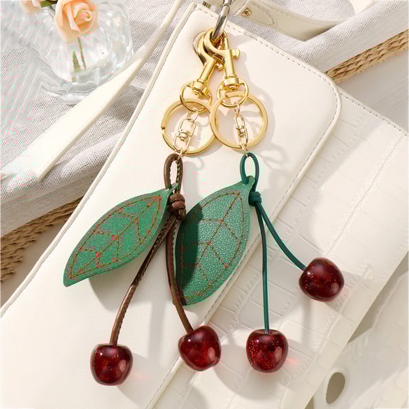 Cherry Bag Charms 2