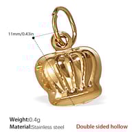 PJ235G Double-sided hollow gold pendant Picture5