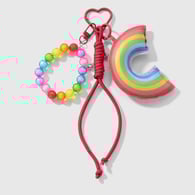Mehrfarbiger Regenbogen-Schlüsselanhänger Nr. 1, 1 Stück 