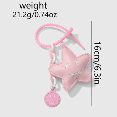 Sweet Leather Heart Bag Charms h5 Picture2