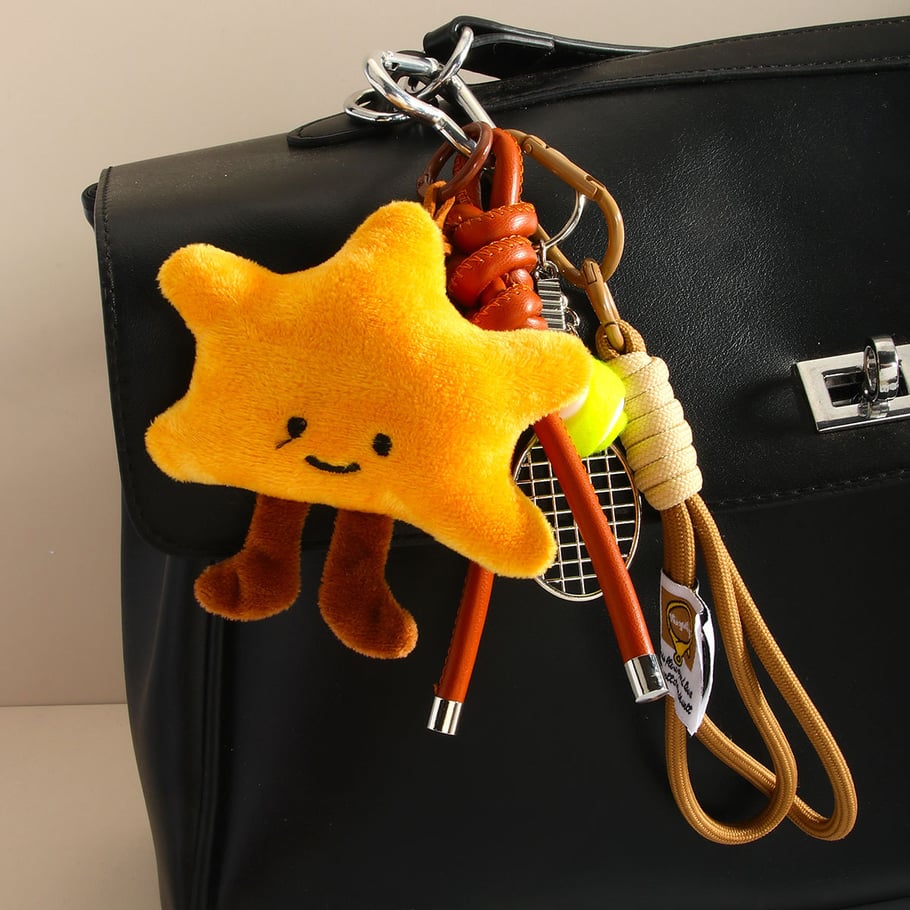 1 Piece Simple Series Cute Star Fabric Women's Bag Charms Picture3