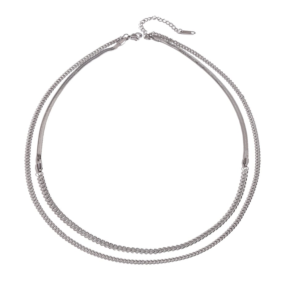 1 Piece Stainless Steel Women's Layered Necklaces Picture5