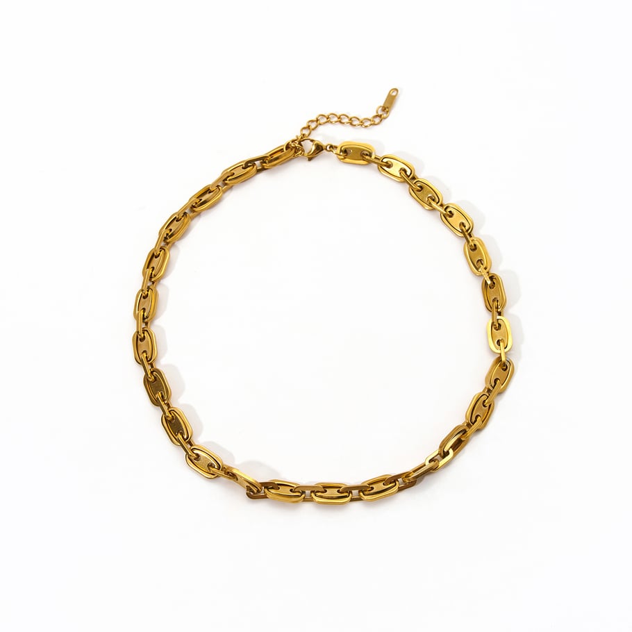 Luxurious Sun & Moon Stainless Steel Gold Color Women's Pendant Necklaces Picture6