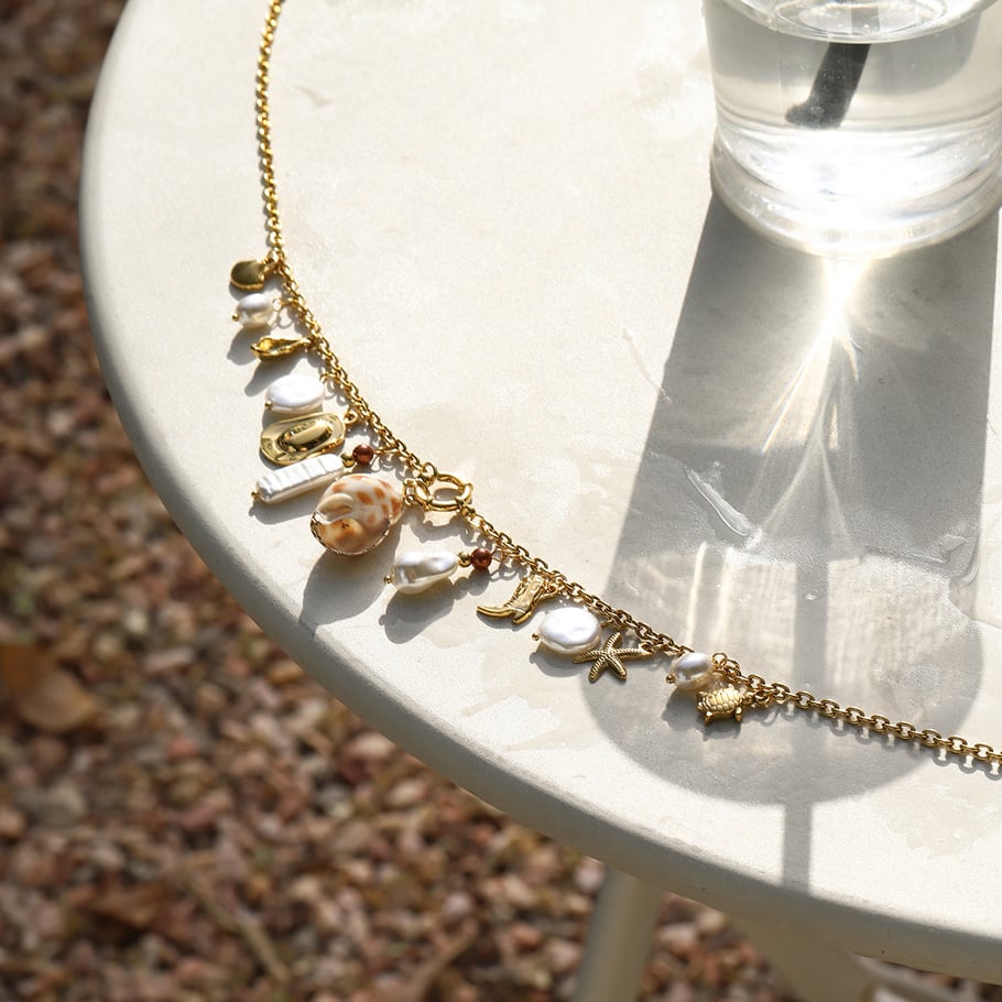 Ins Style Stainless Steel Gold Color Shell Waist Chains Picture6