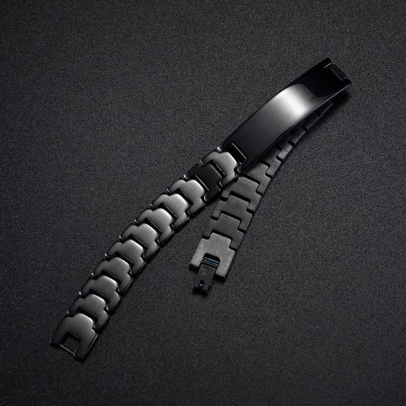 1 Stück minimalistische geometrische Herrenarmbänder aus Edelstahl 2