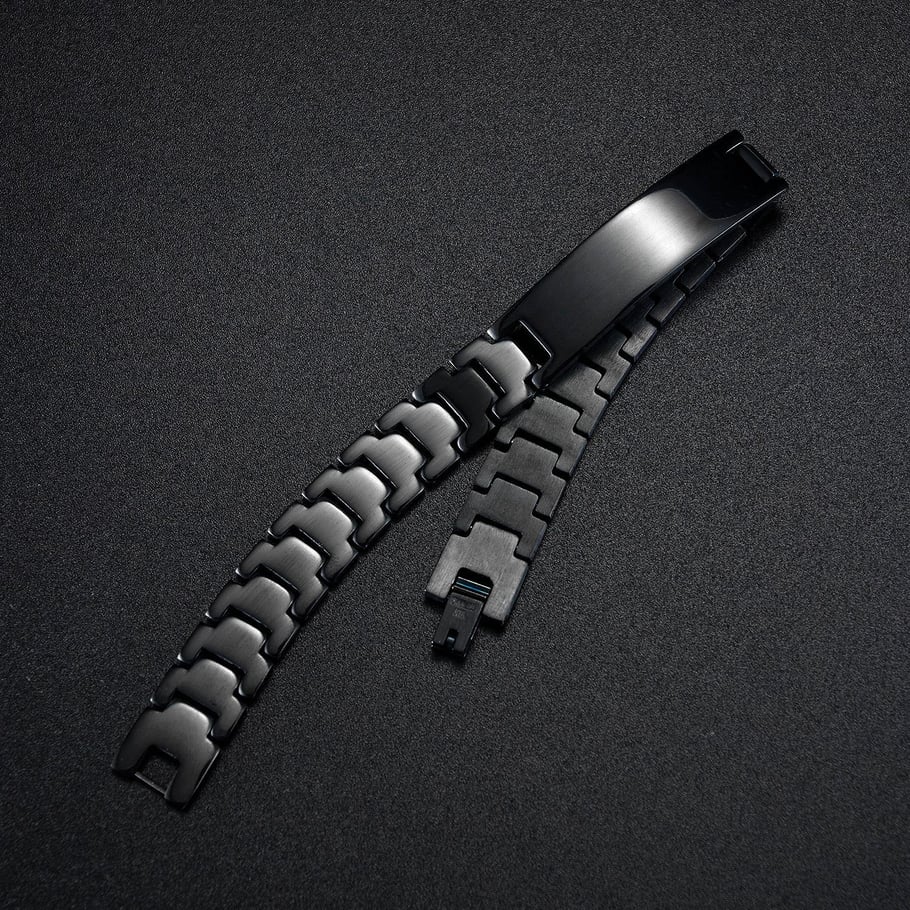 1 Piece Minimalist Geometric Stainless Steel Men's Bracelets Picture2