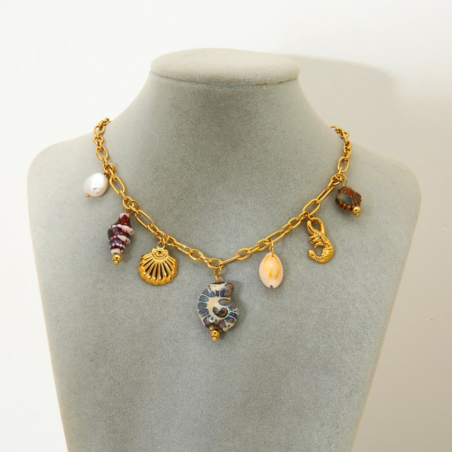 Fashion Vintage Ocean Collection Stainless Steel Pendant Necklace Picture4