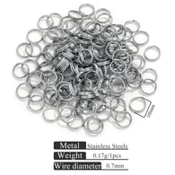 Steel double layer key ring-0.7*10 Picture5